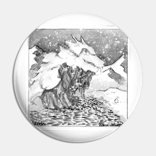 Ice Dragon Pin