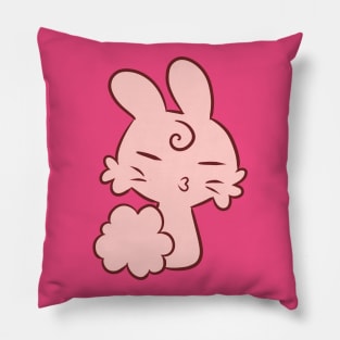 Kissy Lips Bunny Pillow