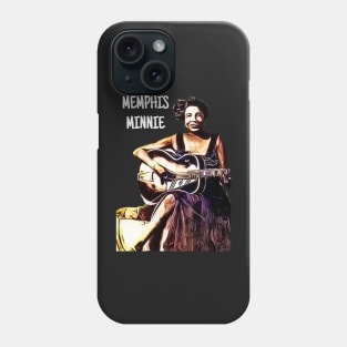 Memphis Minnie Blues Guitarist Phone Case