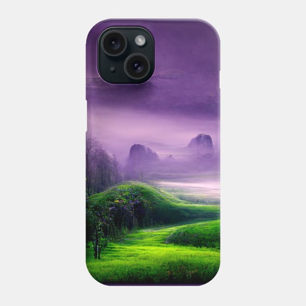 Alien Planet | The Divide Phone Case by Kazaiart