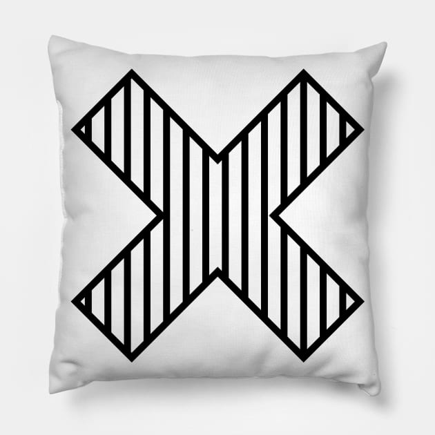 X marks the spot Pillow by MikeNotis