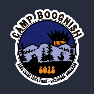 CAMP BOOGNISH (Blue/Orange) T-Shirt