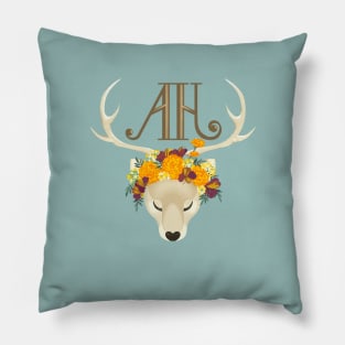 Autumn Marigold Hart Pillow