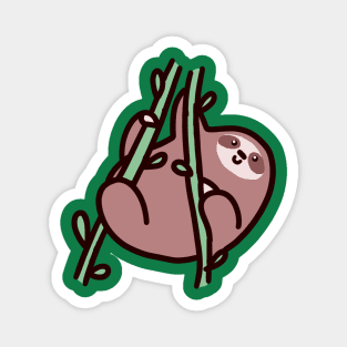 Sloth Climbing Vines Magnet