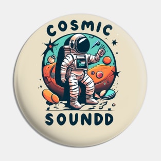 Cosmic Sound Astronaut Pin