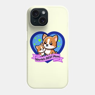 World's Best Mom Cute Corgis Phone Case