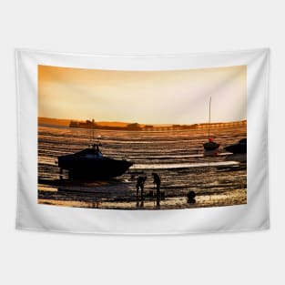 Thorpe Bay Sunset Southend on Sea Essex Tapestry