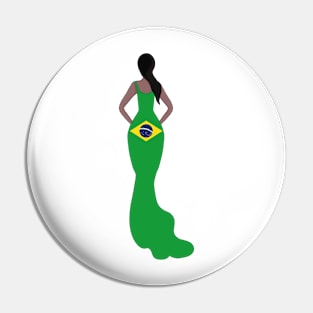 Brazil Woman Pin