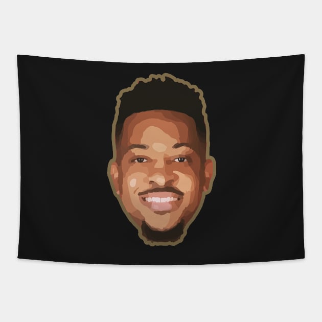 CJ McCollum New Orleans Pelicans Tapestry by Playful Creatives