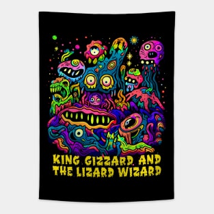 King Gizzard & The Lizard Wizard - Original Fan Art Tapestry