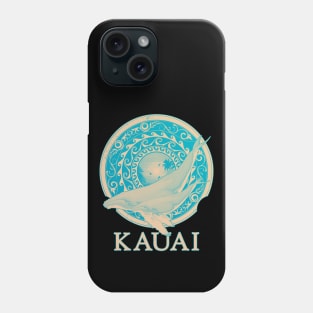 Humpback Whales Shield of Kauai Phone Case