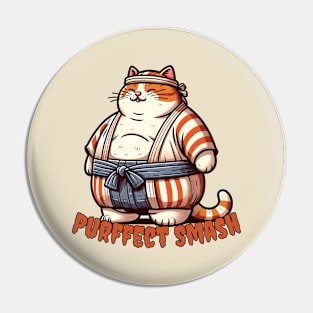 Sumo kitty Pin