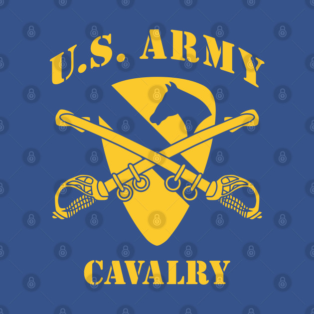 Mod.4 US Cavalry Army Branch Crossed Sabers - Us Cavalry Army Branch Crossed Sabers - T-Shirt