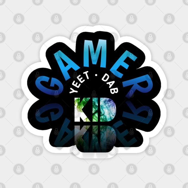 Yeet Dab Kid - Gaming Gamer Abstract - Video Game Lover - Graphic Magnet by MaystarUniverse