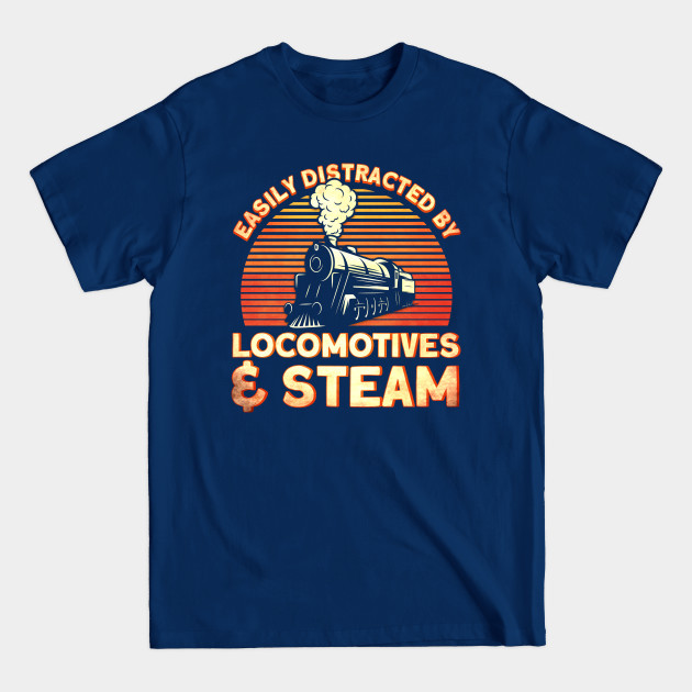 Disover Train Lover Steam Train Locomotive - Steam Train - T-Shirt