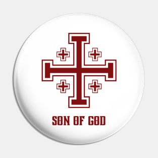 Crusader Gear Son Of God Pin