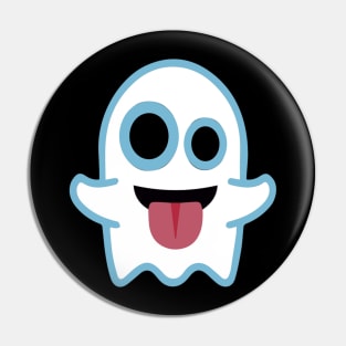 funny ghost design Pin