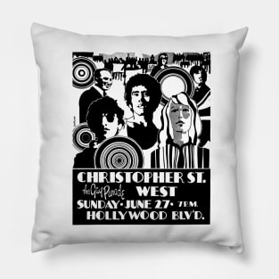 Gay Parade LA Vintage Retro LGBT Pillow