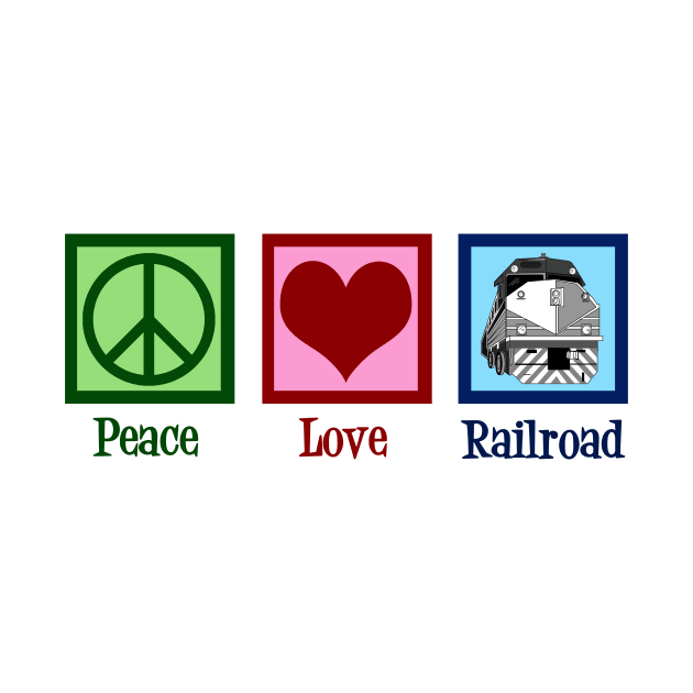 Peace Love Railroad by epiclovedesigns