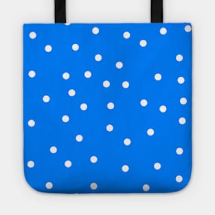 Polka Dots | Polka Dot Blue and White | Artistic Design Tote