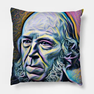 Herbert Spencer Portrait | Herbert Spencer Artwork 10 Pillow