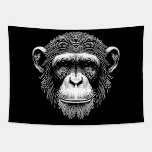 Chimp Out Sketch Tapestry