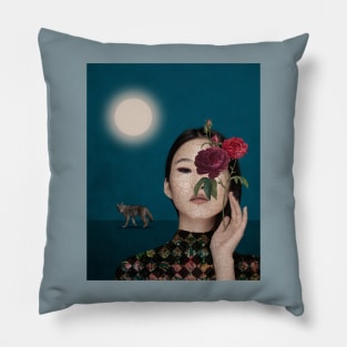 Midnight Rose Pillow