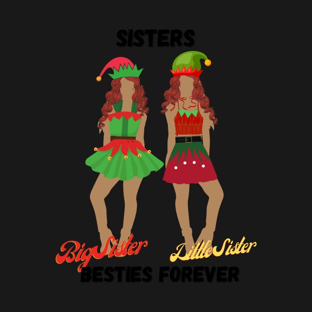 Big sister, little sister, Christmas shirt elf, Christmas gifts for women, Christmas gifts by BeatyinChaos