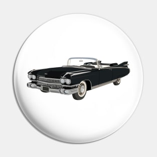 Black Vintage Luxury Car Pin