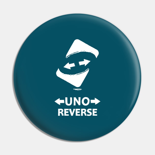 uno reverse, uno out, card games - Uno Reverse - Pin