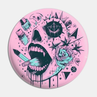 Edgy Pastel Aesthetic Pin