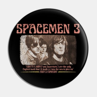 Spacemen 3 Vintage 1982 // English rock Original Fan Design Artwork Pin