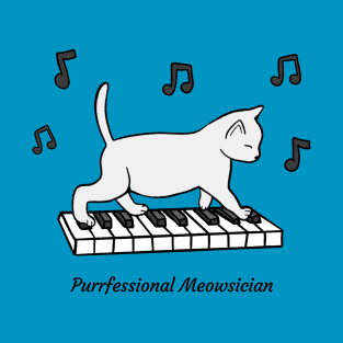 Purrfessional Meowsician T-Shirt