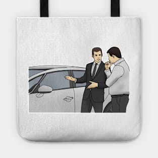 Slaps Roof Of Car Meme Tote