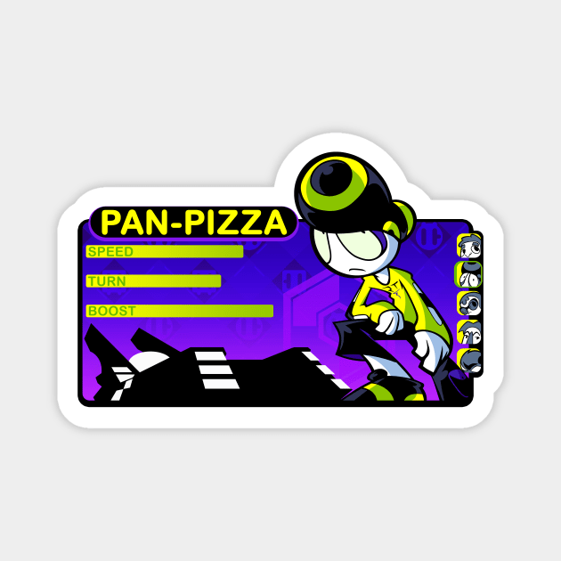 Pan-Pizza Stats Magnet by RebelTaxi