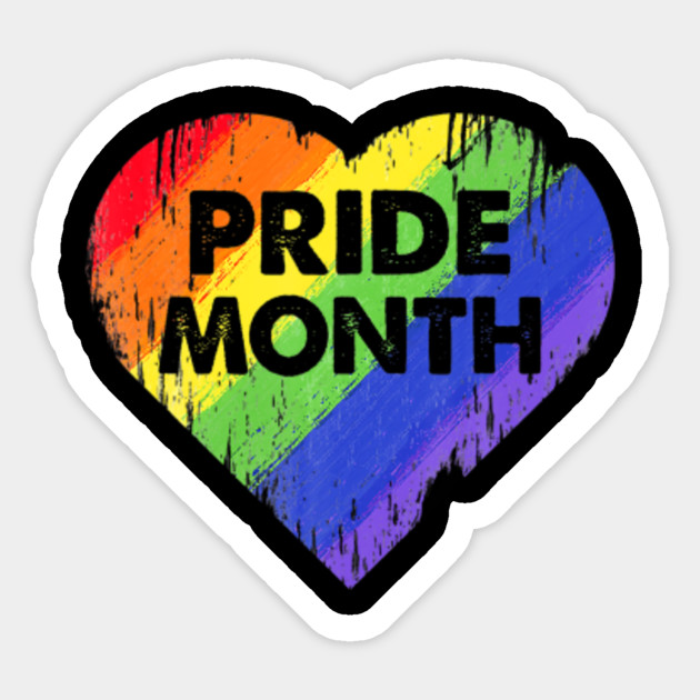 LGBT Pride Month Heart Gay Lesbian Pride Month - Lgbt Pride Month ...