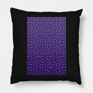 Midnight Rose Pattern Pillow