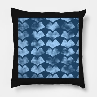 Decorator 2021 Blue Ginkgo Array on Medium Blue 5748 Pillow