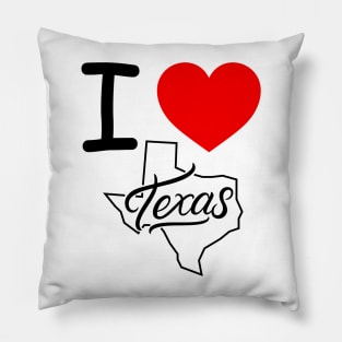 I HEART TEXAS Pillow