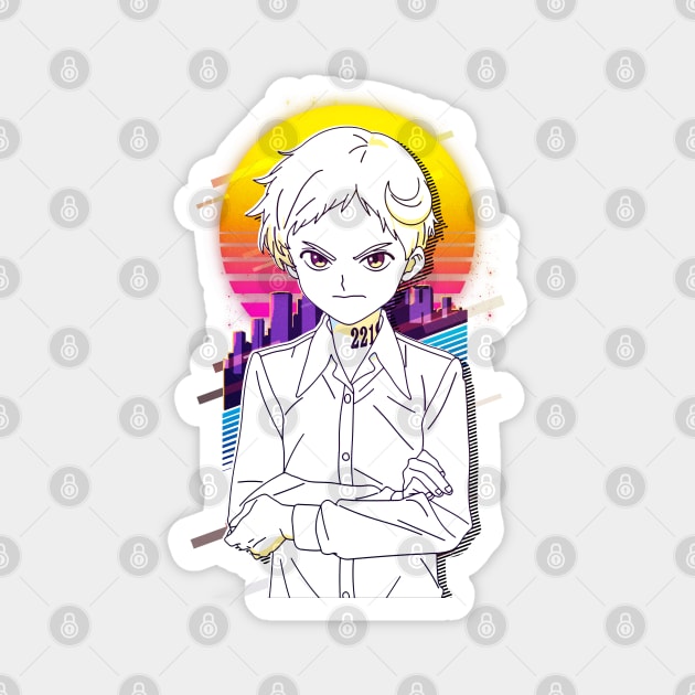 The Promised Neverland Norman Magnet by 80sRetro