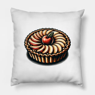 Apple Pie Cafe Slice Sweet Kawaii Art Bake Pillow