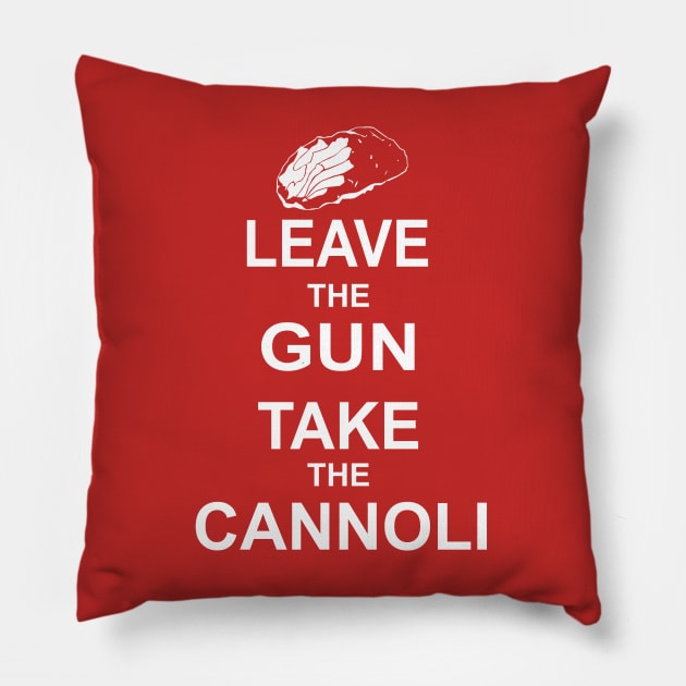 Leave the Gun, Take the Cannoli Pillow by sinistergrynn