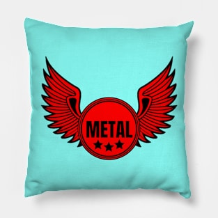 Metal cwing Pillow