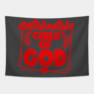 Jesus God Christian T-Shirt Tapestry