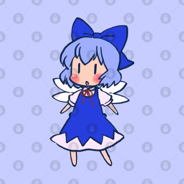 Mudwizard draws the atai cirno sofubi figurine / touhou memes by mudwizard