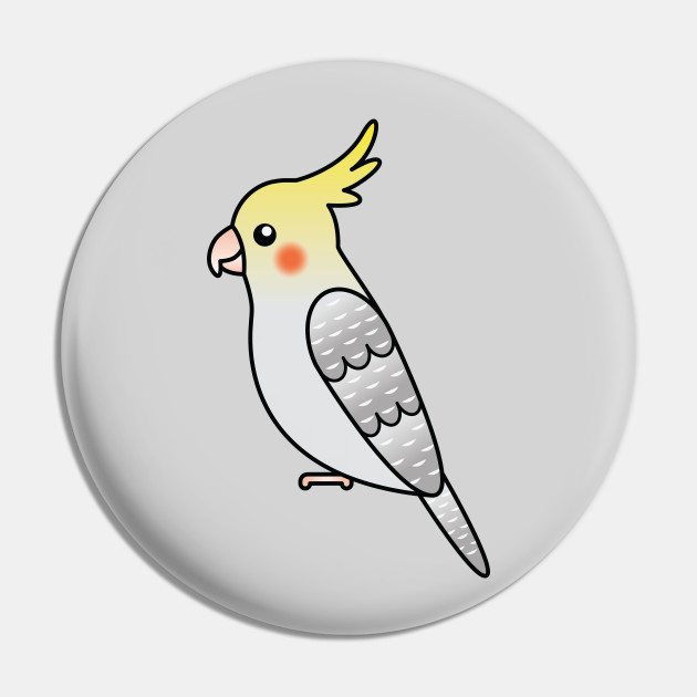 Pearl Cockatiel Bird Cute Cartoon Illustration Cockatiel Pin Teepublic Au Find gifs with the latest and newest hashtags! teepublic