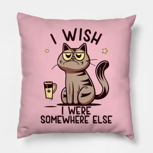 Somewhere Else Pillow