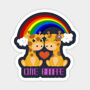 Cute Animal Giraffe Design Magnet