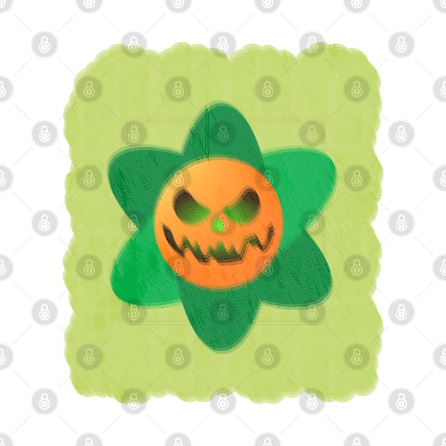 flowers pumpkin Halloween design 2023 by jaml-12