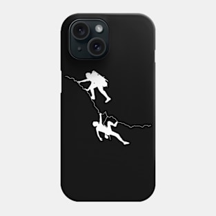 Climbing and hiking design Phone Case